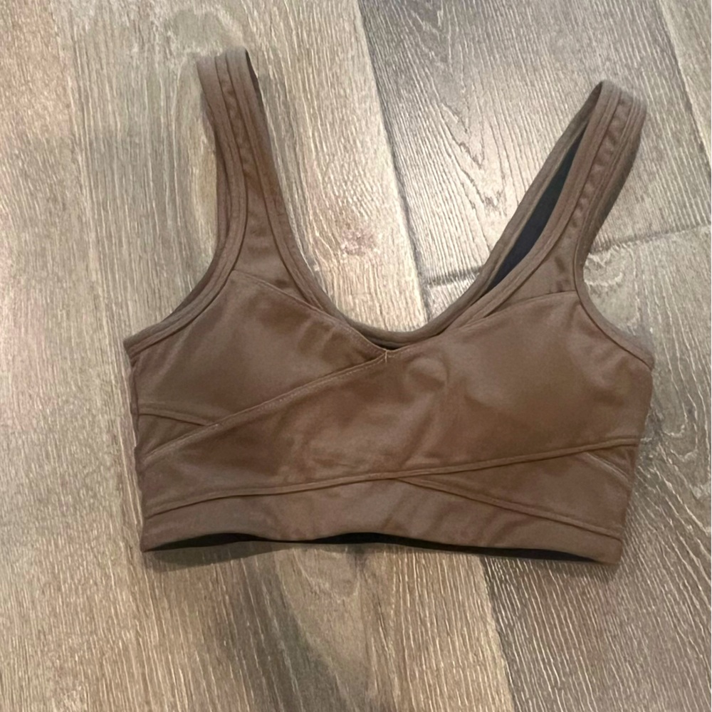 Varley Brown Sports Bra
